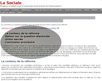 Réforme territoriale : les vrais enjeux