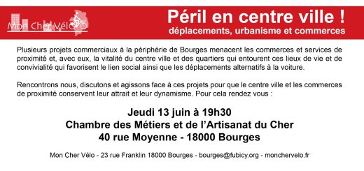 Le centre ville menacé de mort