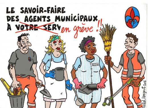 Agents municipaux de Bourges, trêve à la grève